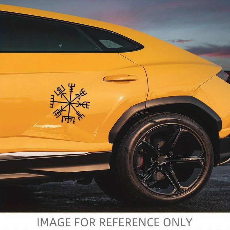 13x13cm vegetarian car window sticker in vinyl material for vehicle personalisation