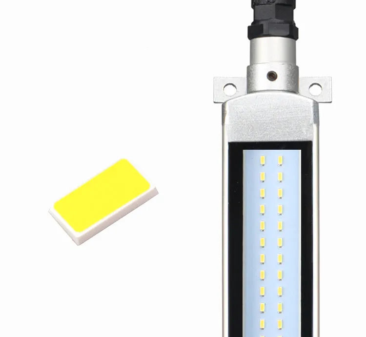 1.2m aluminium LED explosion proof light with tempered glass cover for CNC lathe illumination