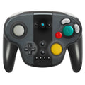 Black wireless gamepad with NFC for Nintendo Switch and PC, shown with colour packaging box.
