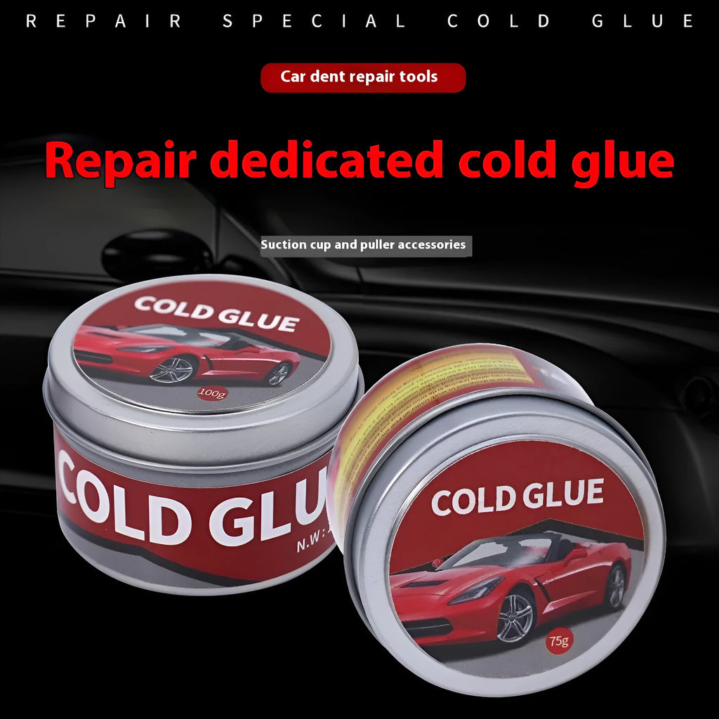 Tube of automobile cold glue for car bodywork depression repair