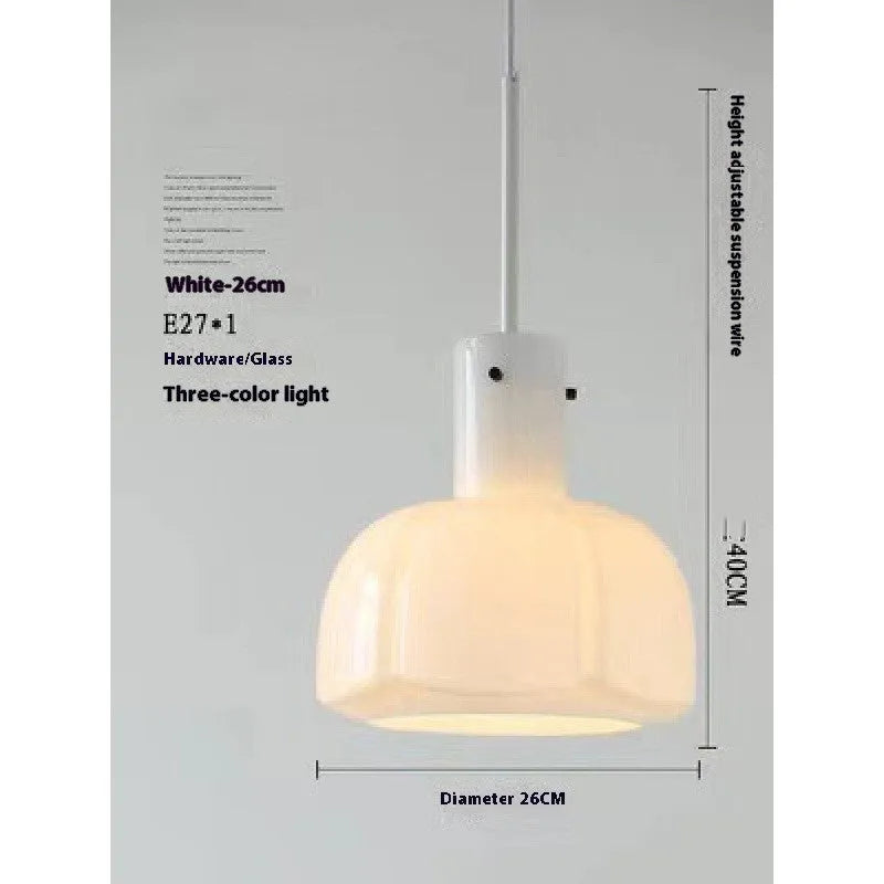 Retro medieval-style glass bud chandelier pendant light in a choice of coloured shades.