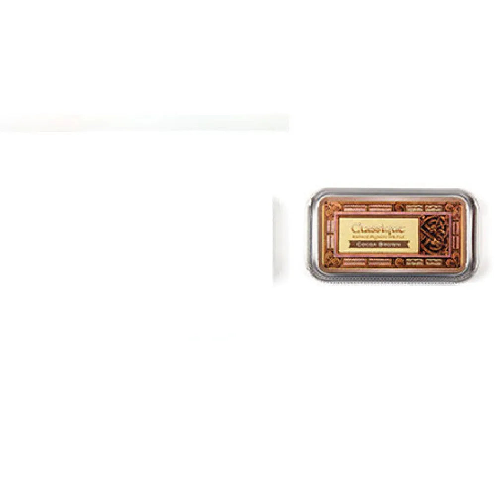 Rectangular quick-drying oily ink pad for rubber stamps in five colours.