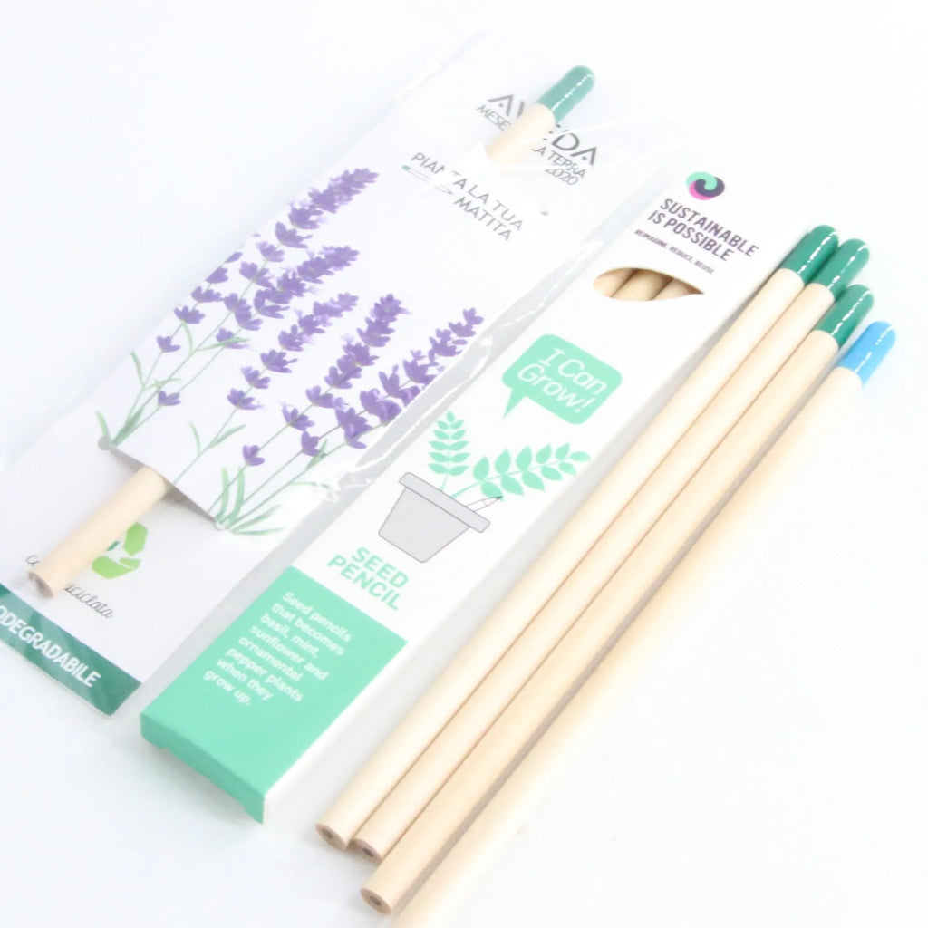 Seed Pencil plantable growing pencil with degradable capsule containing flower and vegetable seeds