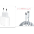 Original 20W USB-C Power Adapter in white with EU plug for fast PD charging