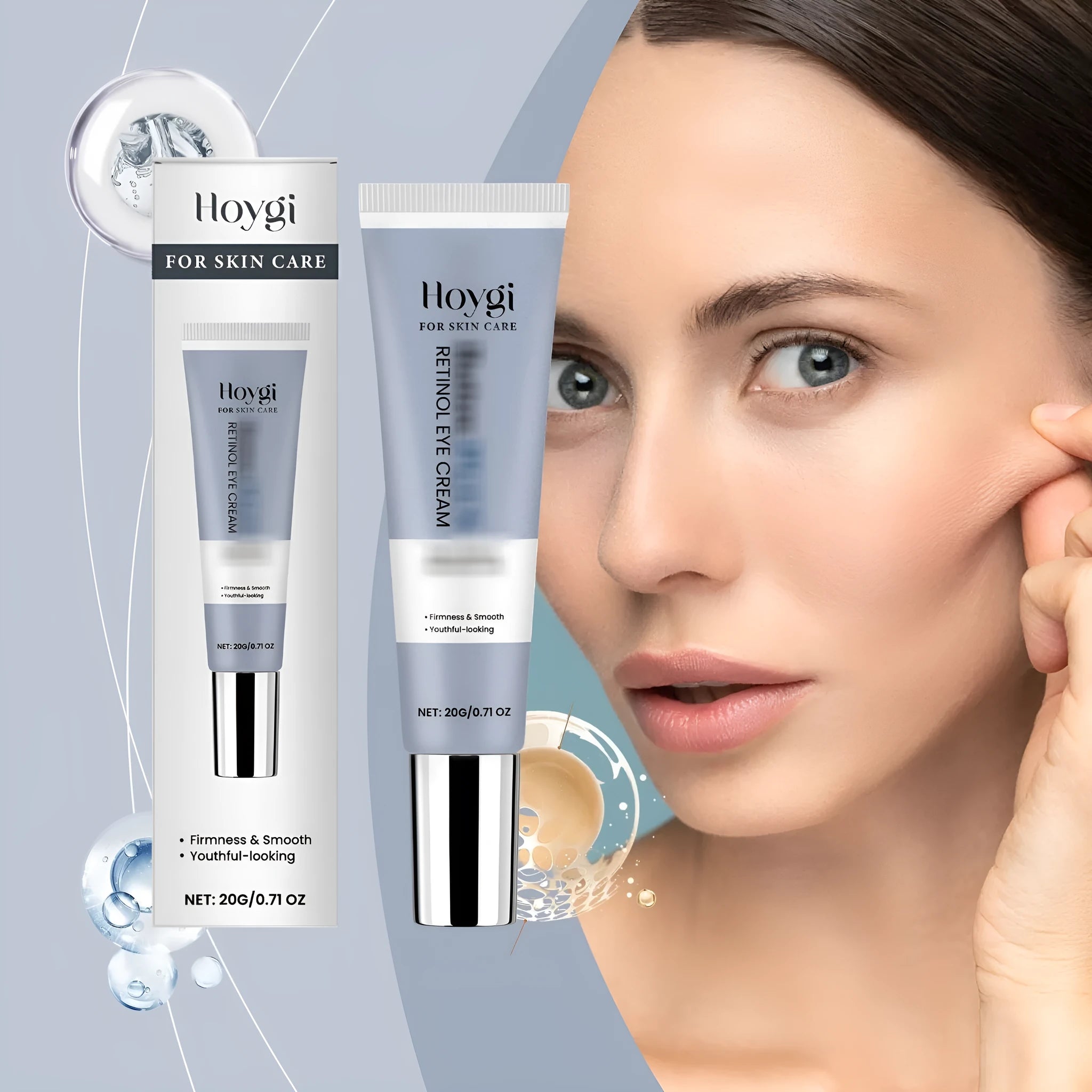20g retinol eye cream tube for dark circles and puffiness treatment