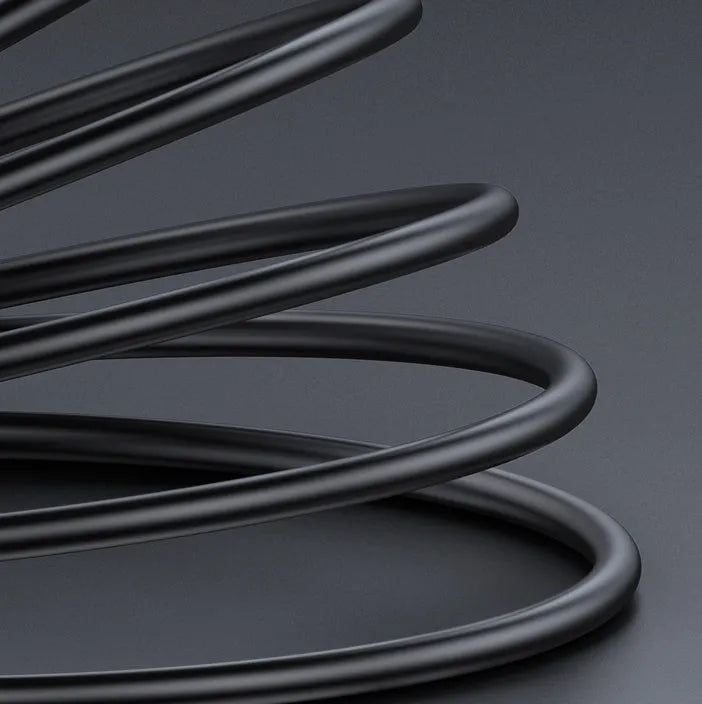 Black Lvlian 1 metre USB charging and data cable for mobile phones and tablets