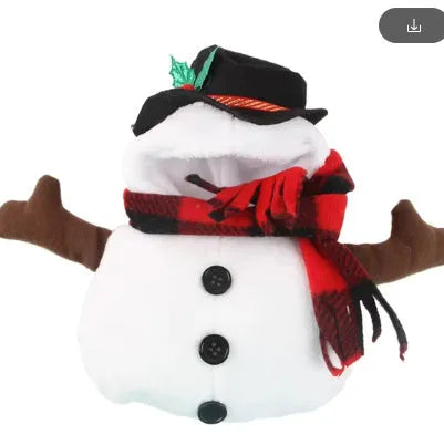 Christmas snowman costume outfit for dogs and cats in polyester material