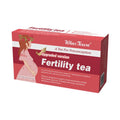 Box of fertility tea containing 3 packs with 30 tea bags each, totalling 330 bags
