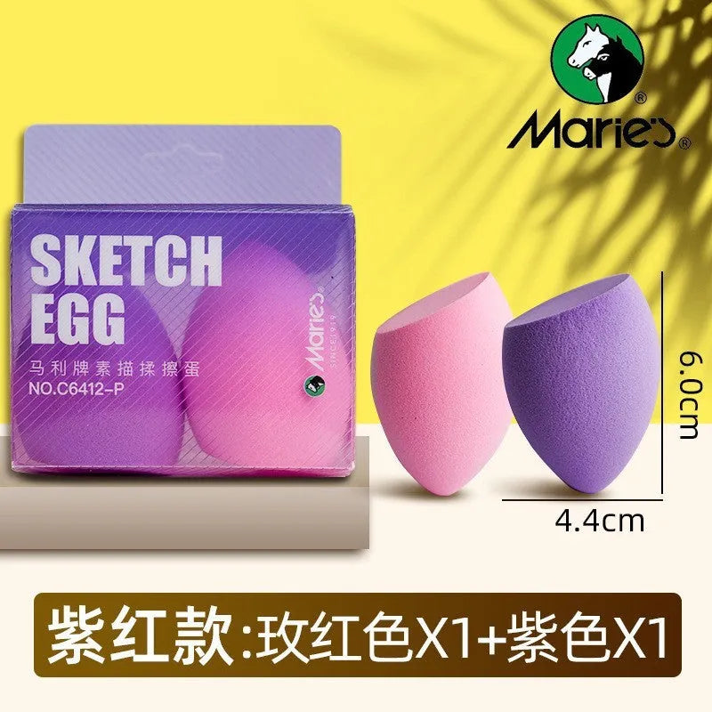 Sketch Rubbing Knife with fluorescent pen eraser smear tip for art corrections.