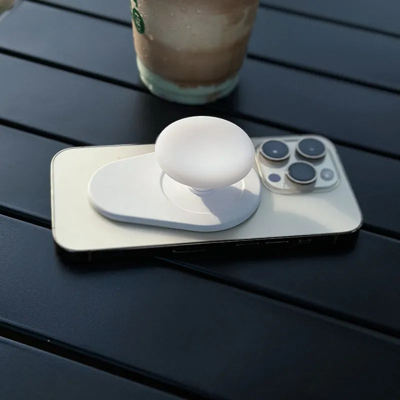 Silicone cup cover for magnetic mobile phone airbag bracket in snap-on design with colour options