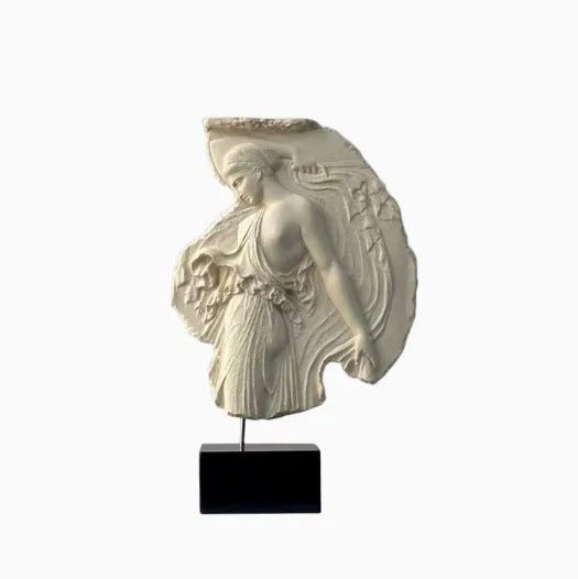 Italian-style wine goddess resin sculpture ornament with modern simplicity design