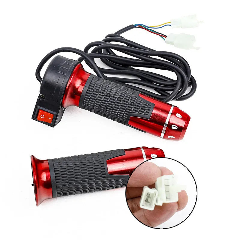 Three-wheel electric vehicle acceleration modification handle with three-speed rotation and integrated horn speaker