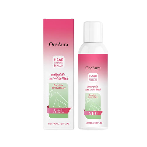 100ml spray bottle of body hair removal depilatory lotion