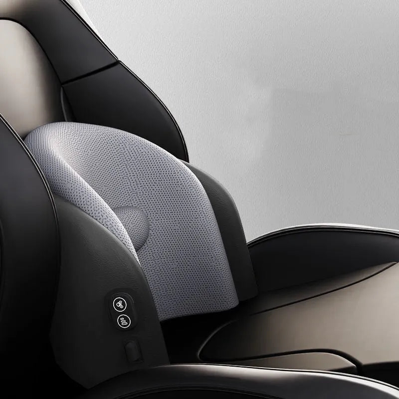 Car massage cushion with memory cotton construction and electric massage function