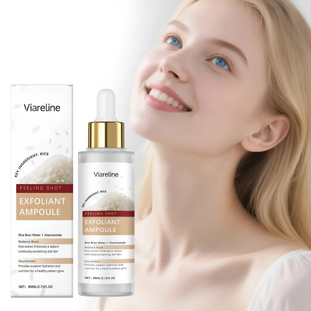 80ml bottle of cleansing and nourishing facial liquid with hyaluronic acid and salicylic acid
