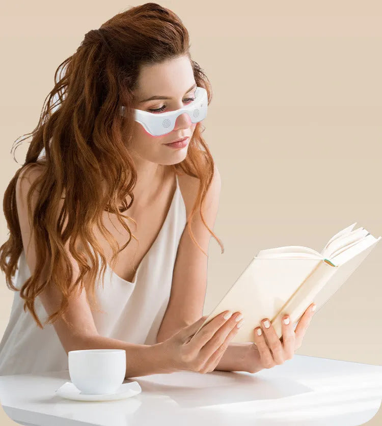 Eye bag massage eye beautification instrument with seven-colour light and 3 gears, family use