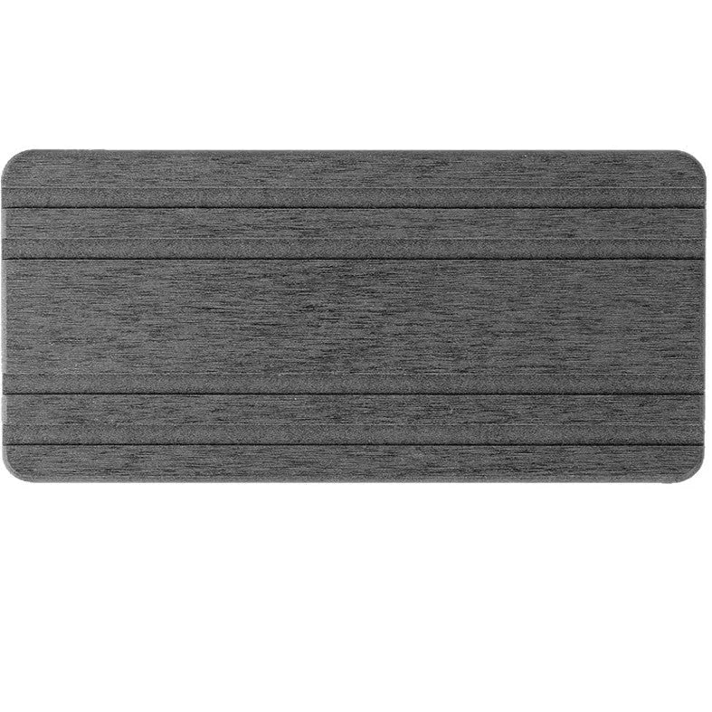 Square diatom oil bathroom countertop drying mat in dark grey, light grey, or white colour.
