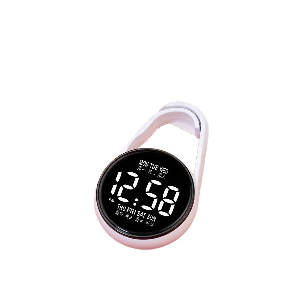 Fashion LED simple luminous week mini electronic watch with digital display and plastic strap