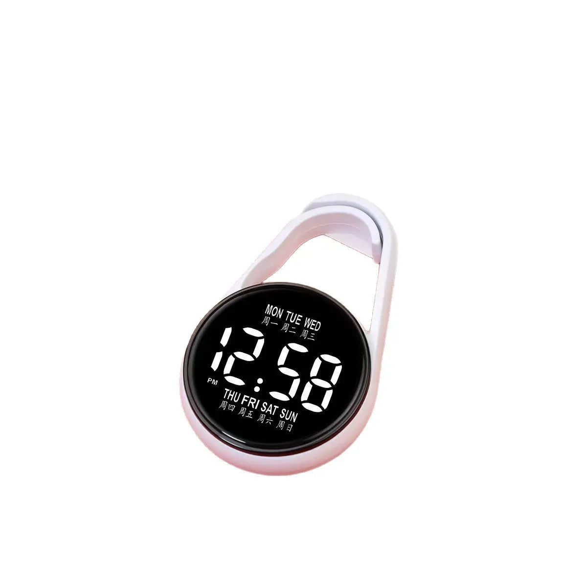 Fashion LED simple luminous week mini electronic watch with digital display and plastic strap