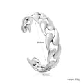 Stainless steel advanced style alloy bracelet for men and women in three colour variants.