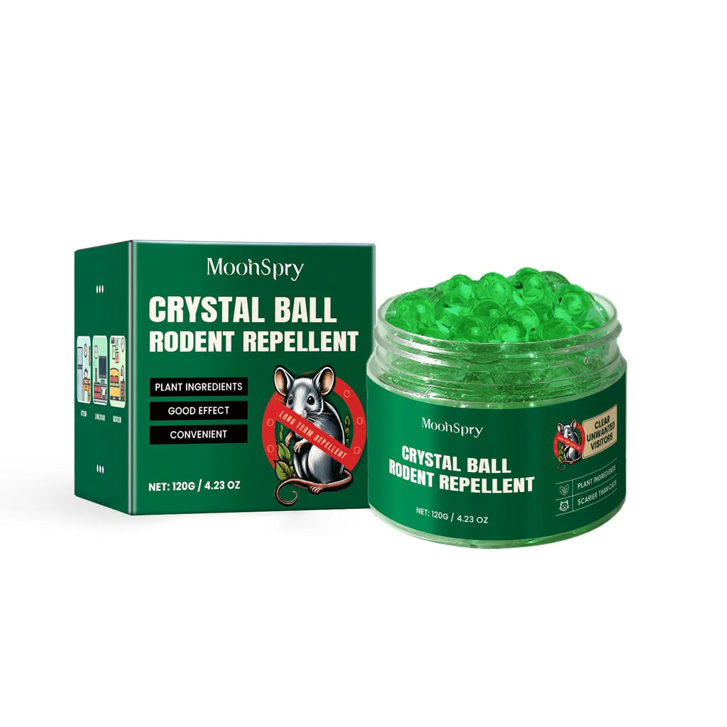 60ml bottle of natural rat repellent spray with clove, peppermint, camphor, and chilli oils.