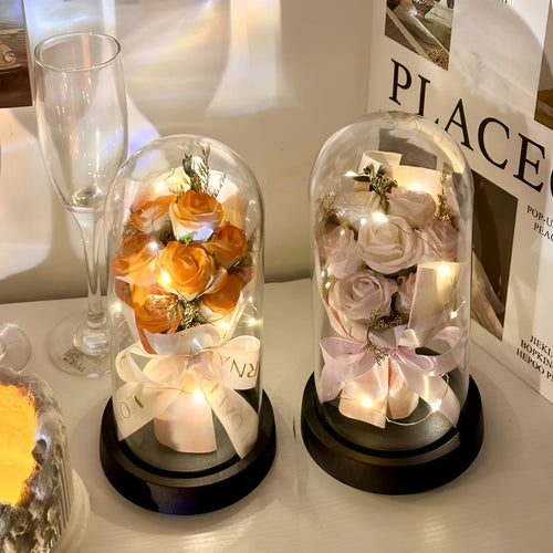 A formed bionic bouquet decorative gift in a choice of eight colours including gradients.
