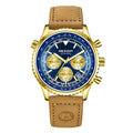 Men's quartz watch, 14mm thick, waterproof and luminous, silver or gold case with green, blue, or white surface