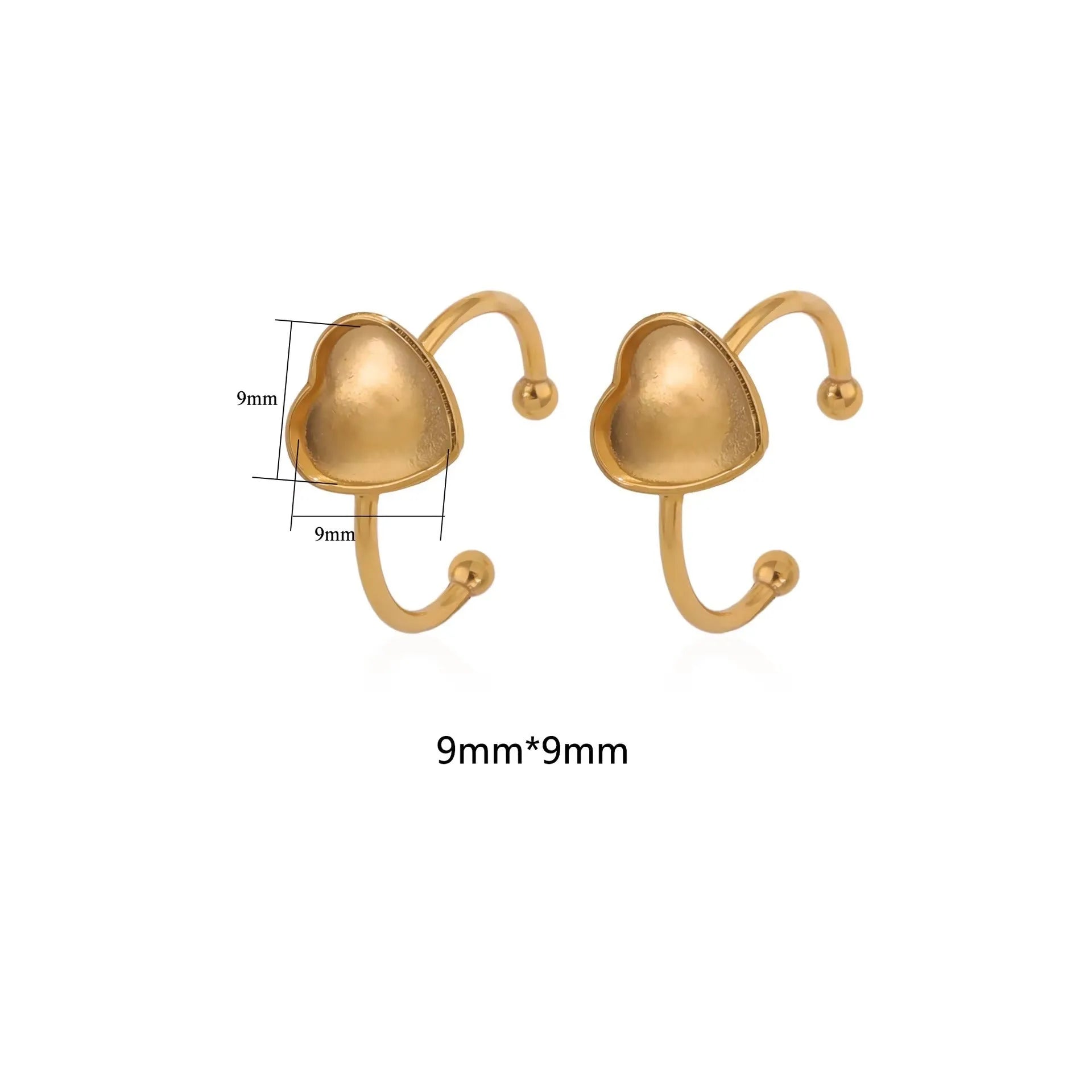 Golden-toned stainless steel ring holder with totem pattern and multiple shape options for jewellery organisation