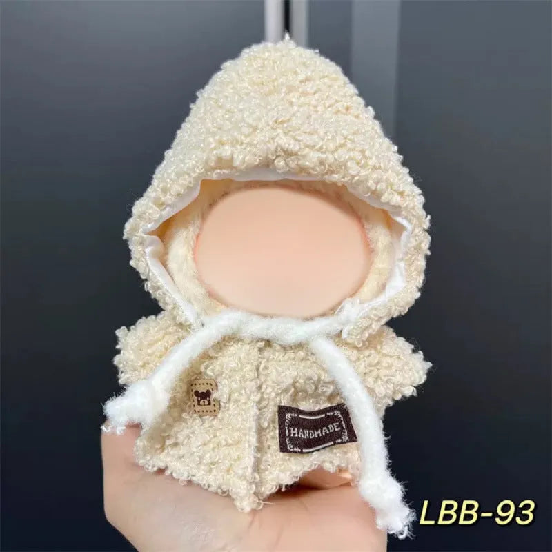 17cm plastic doll clothes outfit for LBB series vinyl figurines on a white background.