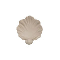 White resin fruit plate ornament with simulation shell design for table decoration