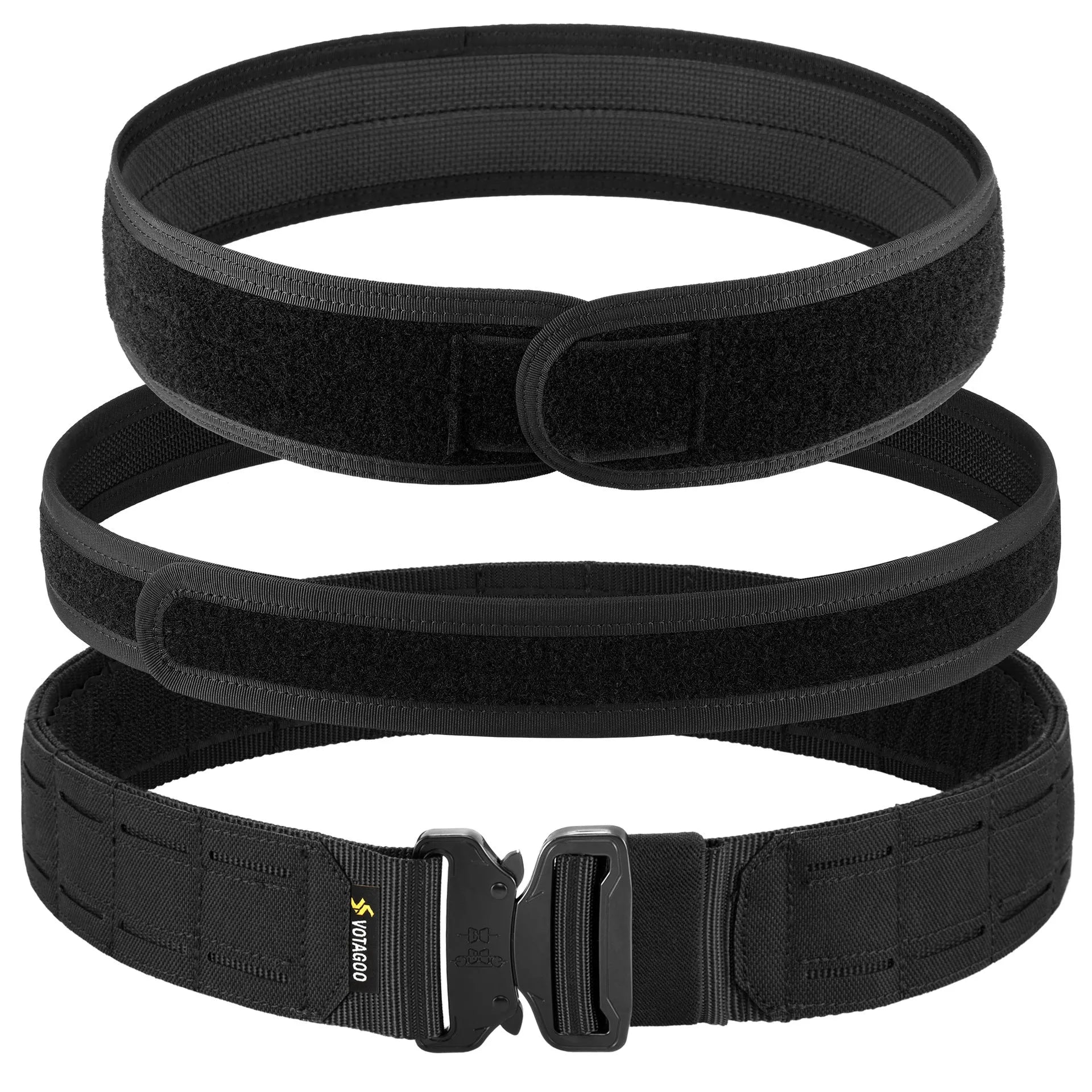 VOTAGOO 2-inch nylon quick-release waist belt in CP camouflage with an alloy automatic buckle.