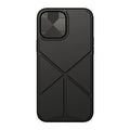 A black TPU back cover case for an iPhone 13 phone, showing a simple solid colour design.