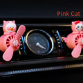 Black Husky car air vent aromatherapy ornament with clip, showing dimensions