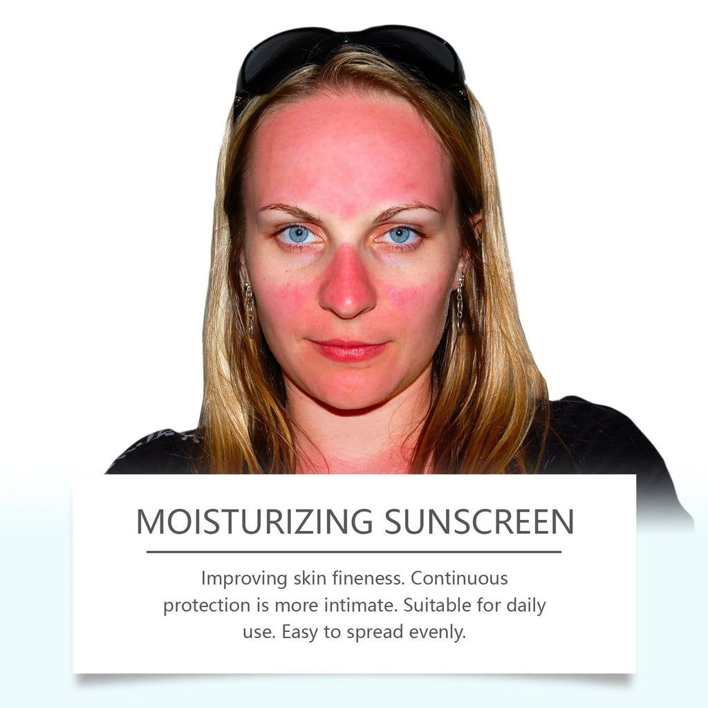 Skitsun Snow Grass Sunscreen cream in 50g tube with Centella Extract and Hyaluronic Acid