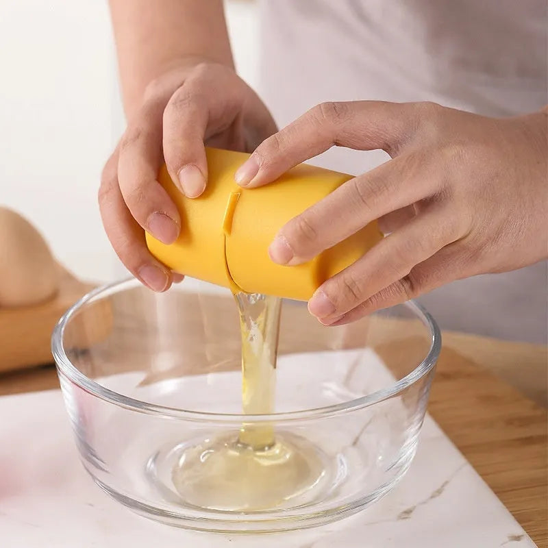 A lightweight egg shell opener and beater kitchen tool in a choice of colours.