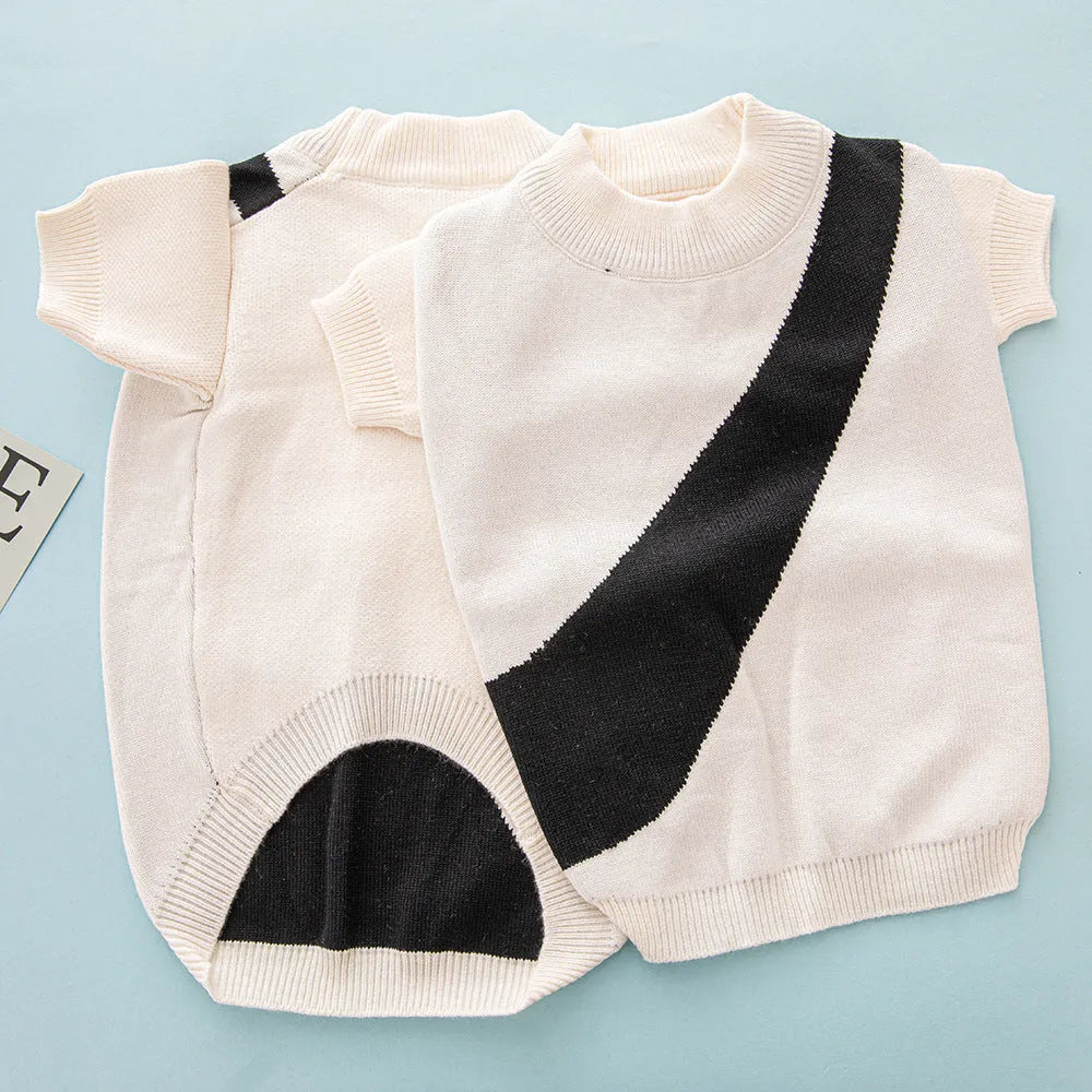 Wool knit dog sweater for small breeds in various colours and sizes