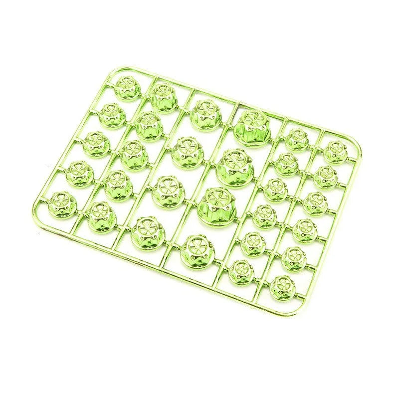 30-piece motorcycle ABS plastic screw cap set in eight colours for bolt covering