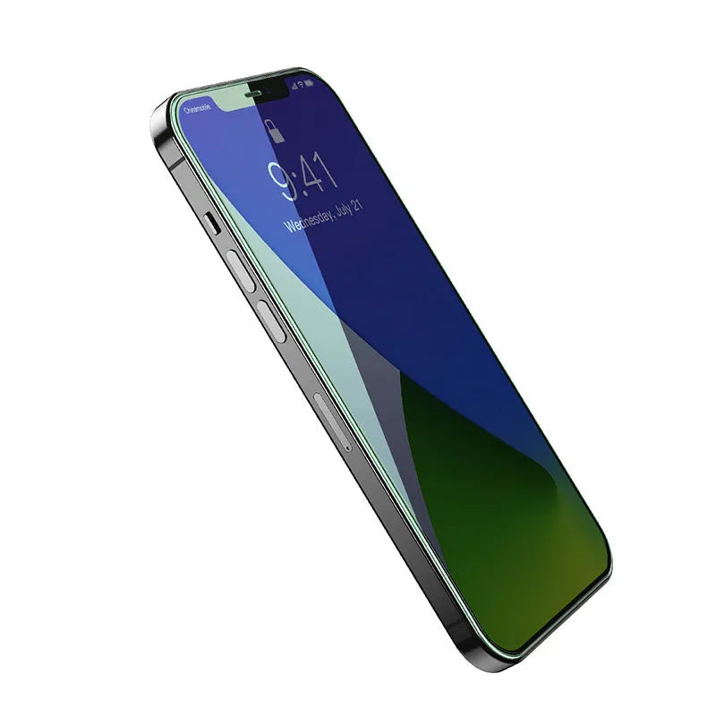0.15mm full coverage tempered glass film for iPhone 12 series, transparent, pack of 2