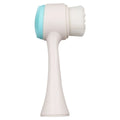 Blue and pink easy clean nylon pet paw brush grooming tool for dogs and cats
