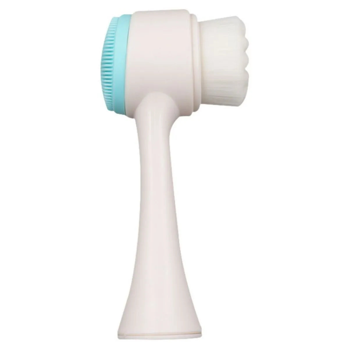 Blue and pink easy clean nylon pet paw brush grooming tool for dogs and cats