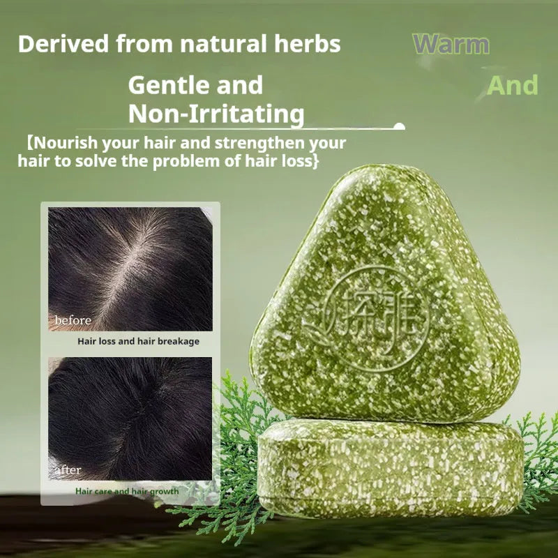 Chinese arborvitae twig Usman herbal hair fixing soap and handmade shampoo soap bar 120g