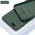 Liquid silicone phone case for Xiaomi 6 in black with anti-drop protection and flexible fit
