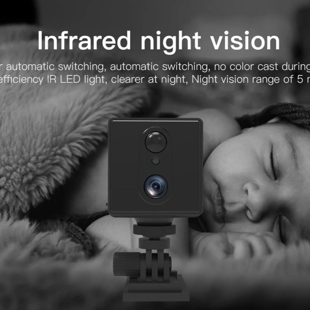 Wireless 4G indoor surveillance camera with 3MP sensor and 10m infrared night vision