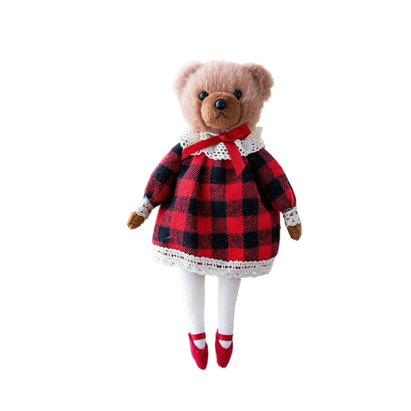 Princess Bear and Gentleman Bear cloth plush doll couple set with cartoon styling