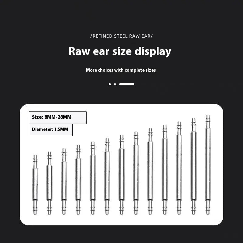 Watch auricular needle spring shaft replacement part for 21mm 22mm 23mm 24mm 25mm 26mm straps