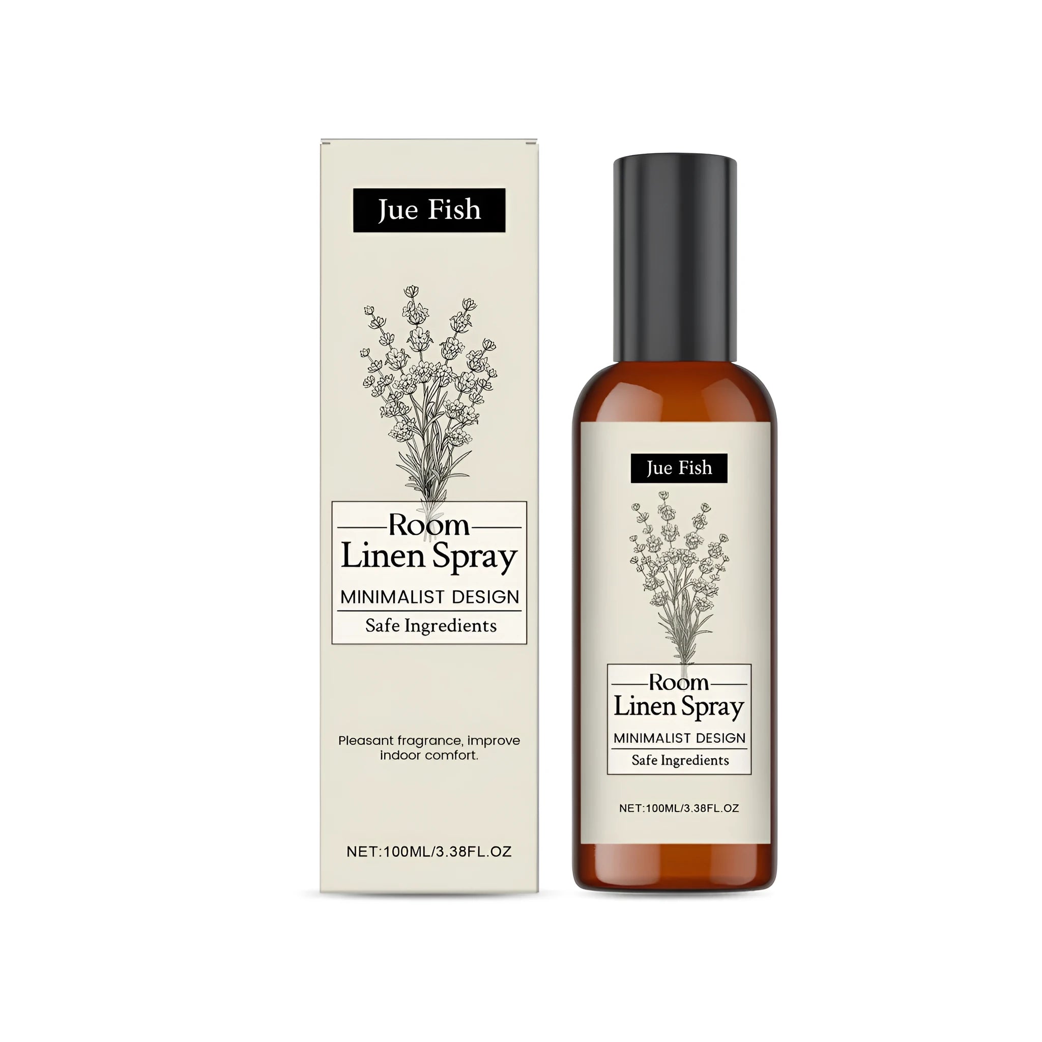 100ml indoor fragrance spray bottle with lavender flower water formula