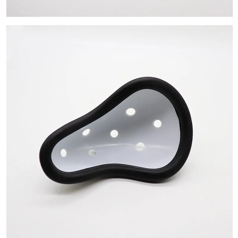 Rubber sports genital protector shown in adult and children's size options.