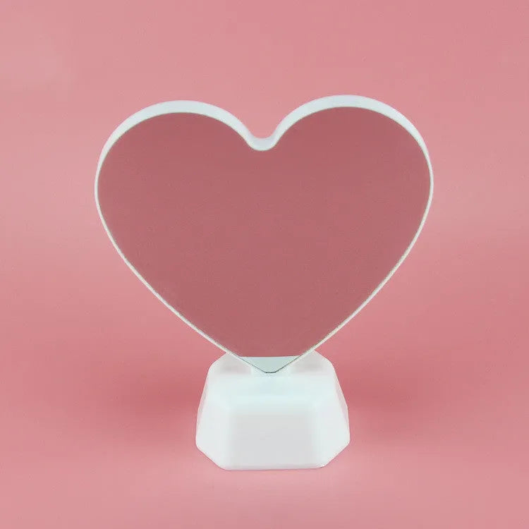 Double-sided plastic love tunnel LED light emitting rose red illumination