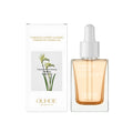 30ml bottle of Tuberose Brightening and Firming Facial Oil with a pump dispenser.