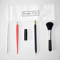 Scraping painting tools set with multiple implements for textured artwork creation